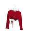 A Red Knit Sweaters from Kingkow in size 8Y for girl. (Front View)