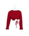 A Red Knit Sweaters from Kingkow in size 8Y for girl. (Back View)
