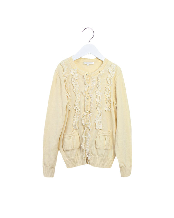 A Ivory Cardigans from Nicholas & Bears in size 6T for girl. (Front View)
