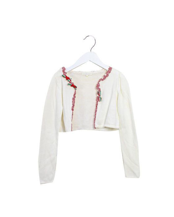 A White Cardigans from Nicholas & Bears in size 8Y for girl. (Front View)