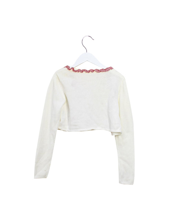 A White Cardigans from Nicholas & Bears in size 8Y for girl. (Back View)