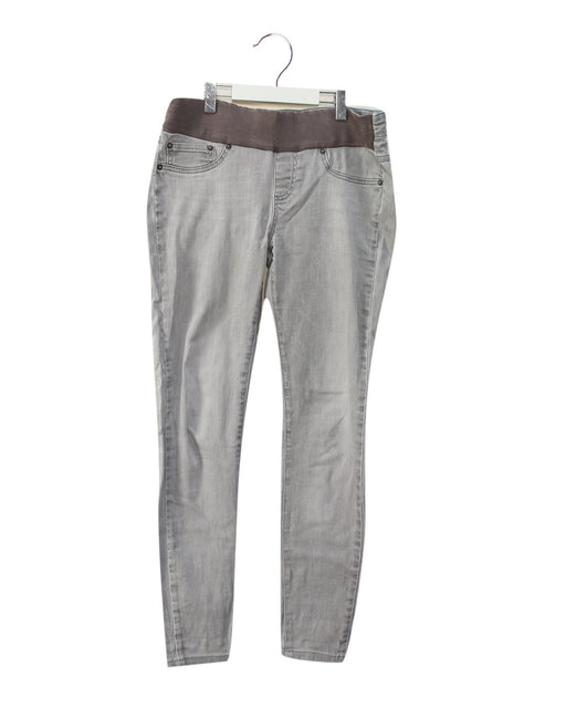 A Grey Jeans from Seraphine in size S for maternity. (Front View)