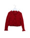 A Red Cardigans from Nicholas & Bears in size 4T for girl. (Front View)