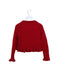 A Red Cardigans from Nicholas & Bears in size 4T for girl. (Back View)