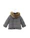 A Grey Puffer/Quilted Jackets from Lili Gaufrette in size 5T for girl. (Back View)