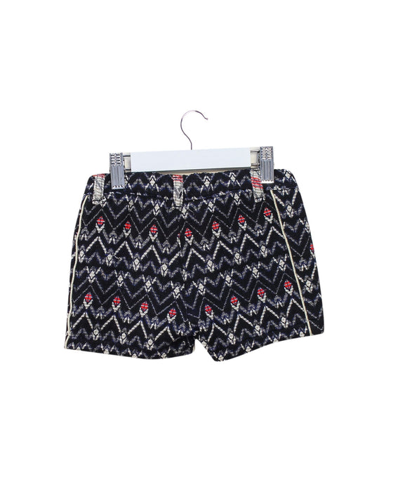 A Navy Shorts from Chipie in size 4T for girl. (Back View)