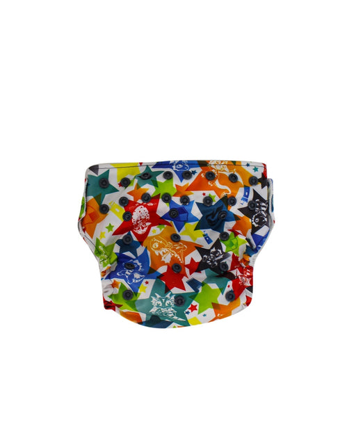 A Multicolour Cloth Diapers from Rumparooz in size 3-6M for neutral. (Front View)
