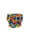 A Multicolour Cloth Diapers from Rumparooz in size 3-6M for neutral. (Front View)