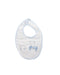 A White Bibs from Chicco in size Newborn for boy. (Front View)