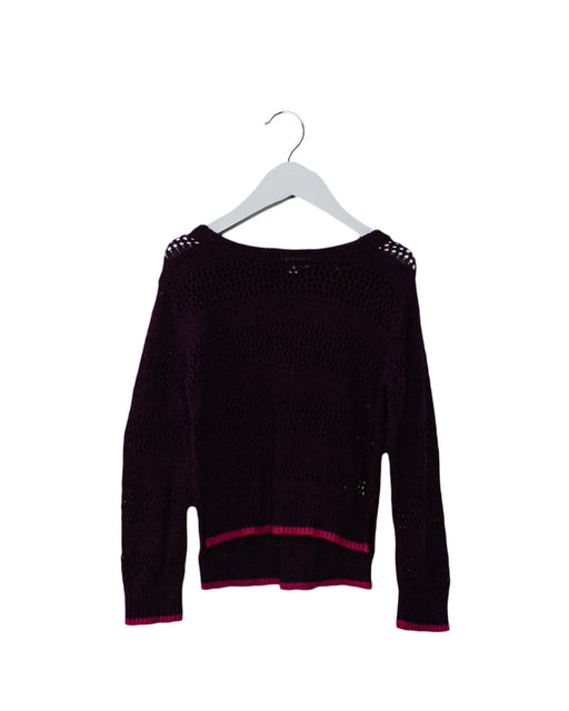 A Purple Knit Sweaters from Splendid in size 4T for girl. (Front View)