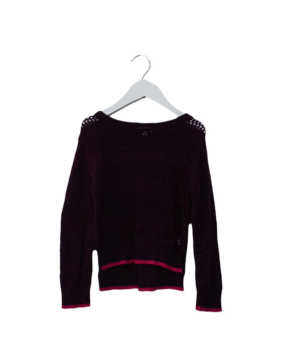 A Purple Knit Sweaters from Splendid in size 4T for girl. (Front View)