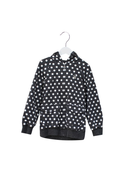 A Grey Zippered Sweatshirts from Nicholas & Bears in size 8Y for girl. (Front View)