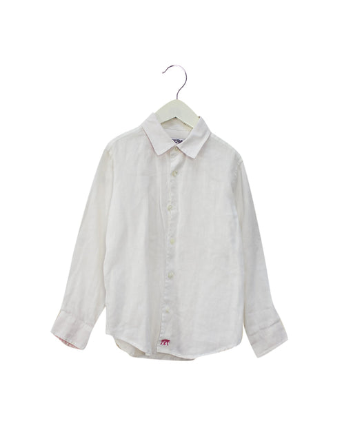 A White Shirts from Pink House Mustique in size 6T for boy. (Front View)