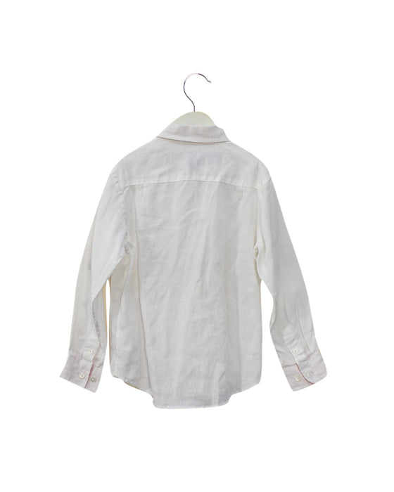 A White Shirts from Pink House Mustique in size 6T for boy. (Back View)