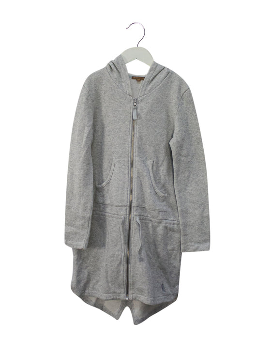 A Grey Zippered Sweatshirts from I Love Gorgeous in size 10Y for girl. (Front View)