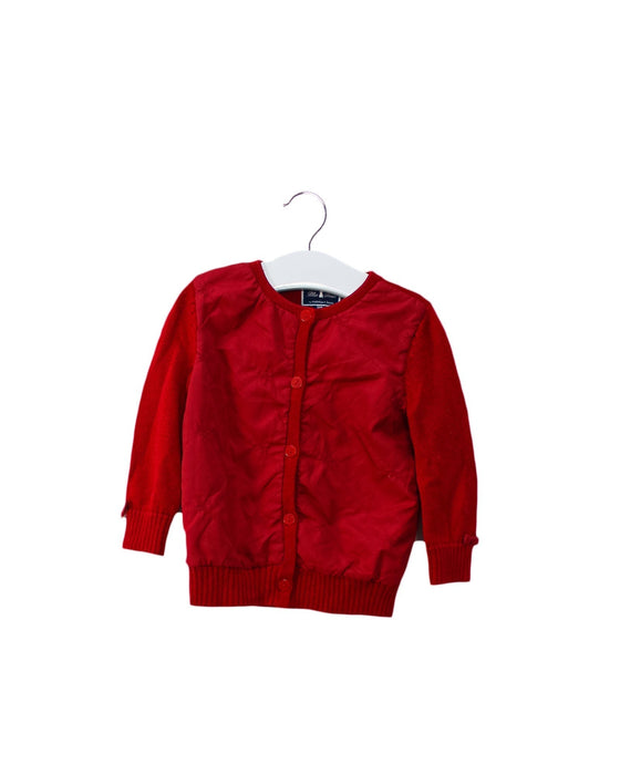 A Red Cardigans from Nicholas & Bears in size 12-18M for girl. (Front View)