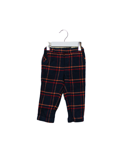 A Navy Casual Pants from Nanos in size 12-18M for boy. (Front View)