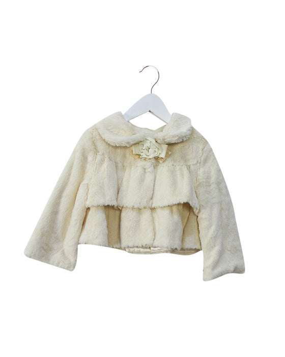 A White Lightweight Jackets from Nicholas & Bears in size 6T for girl. (Front View)