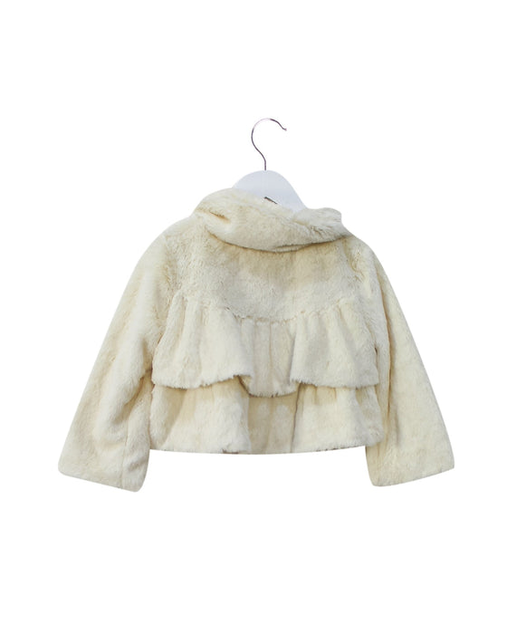 A White Lightweight Jackets from Nicholas & Bears in size 6T for girl. (Back View)