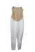 A White Casual Pants from Spanx in size L for maternity. (Front View)