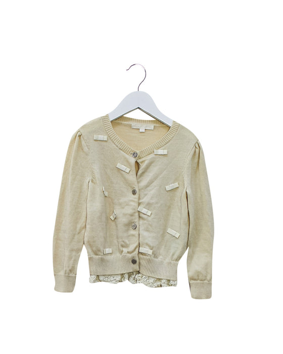 A Ivory Cardigans from Nicholas & Bears in size 3T for girl. (Front View)