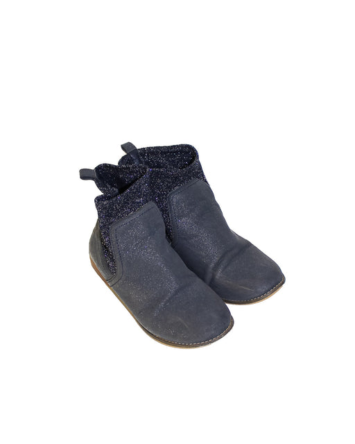 A Blue Casual Boots from Seed in size 6T for girl. (Front View)