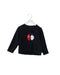 A Navy Crewneck Sweatshirts from Jacadi in size 4T for girl. (Front View)