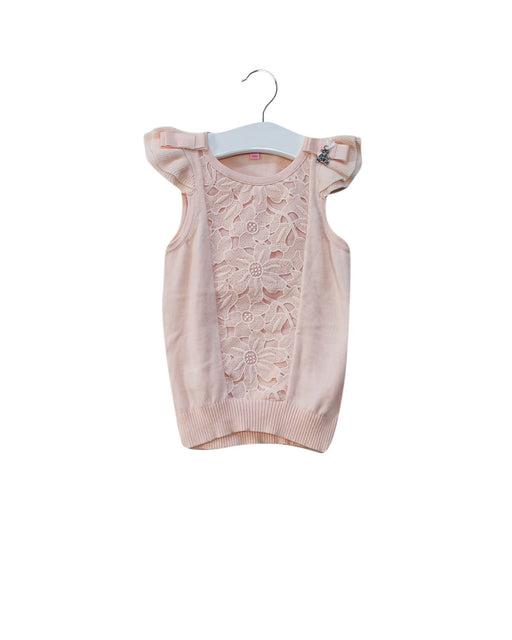 A Pink Sleeveless Tops from Nicholas & Bears in size 12-18M for girl. (Front View)