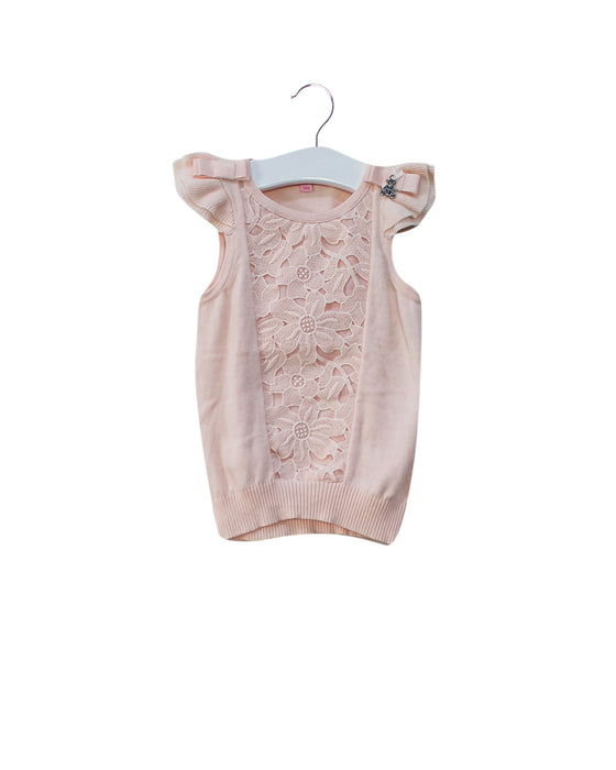 A Pink Sleeveless Tops from Nicholas & Bears in size 12-18M for girl. (Front View)