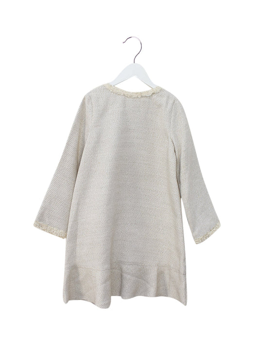 A White Sweater Dresses from Fina Ejerique in size 10Y for girl. (Front View)
