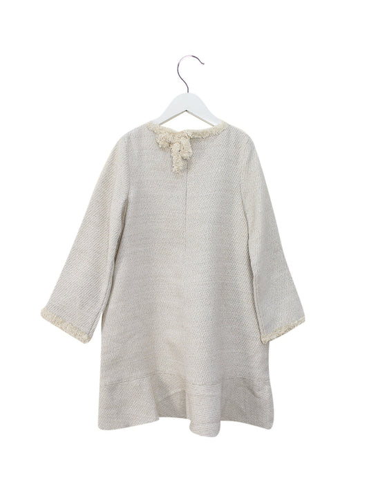 A White Sweater Dresses from Fina Ejerique in size 10Y for girl. (Back View)