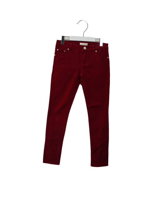A Red Casual Pants from Kate Spade in size 8Y for girl. (Front View)