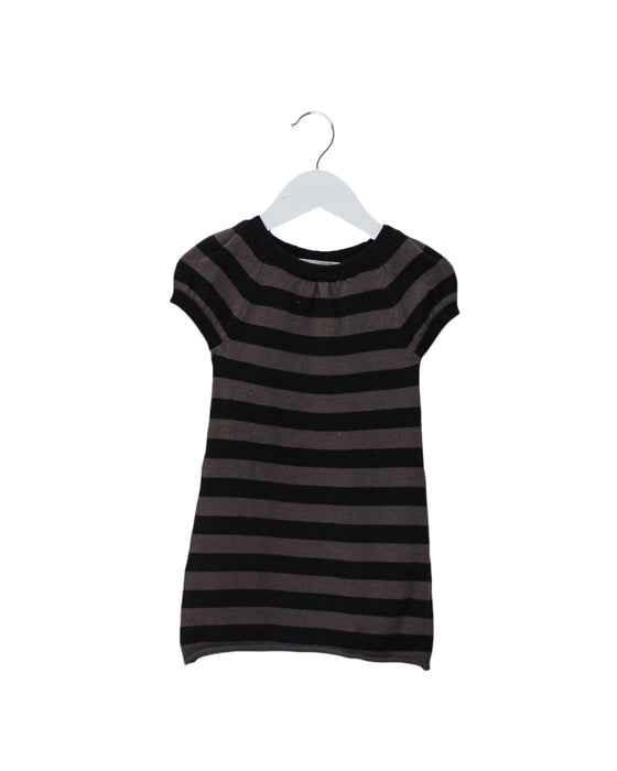 A Brown Sweater Dresses from Bonpoint in size 3T for girl. (Front View)