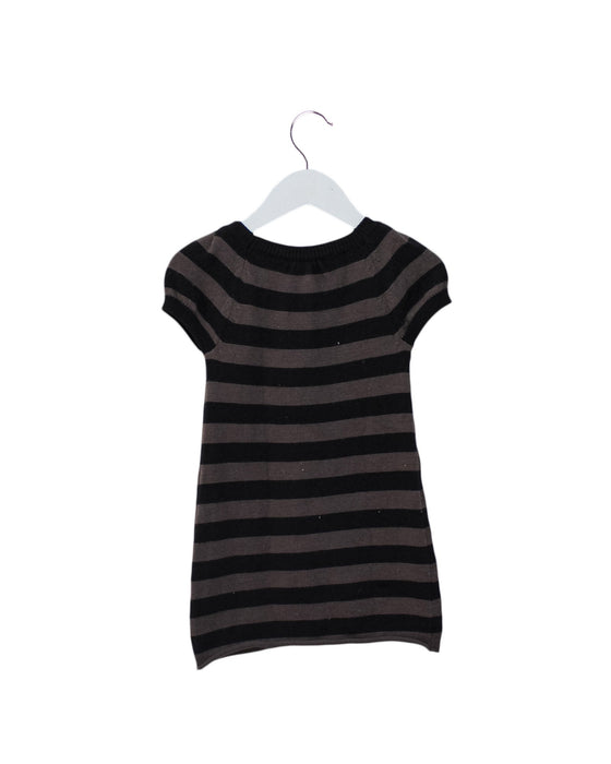 A Brown Sweater Dresses from Bonpoint in size 3T for girl. (Back View)