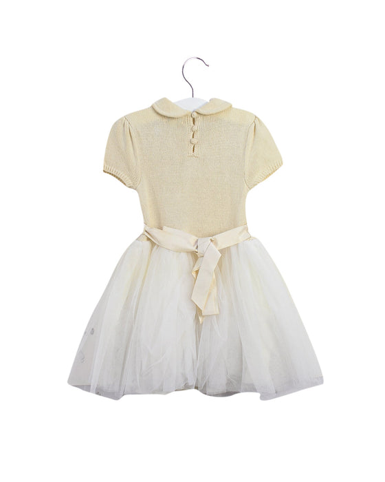 A Beige Sweater Dresses from Ralph Lauren in size 12-18M for girl. (Back View)