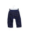 A Navy Jeans from Petit Bateau in size 3-6M for boy. (Back View)