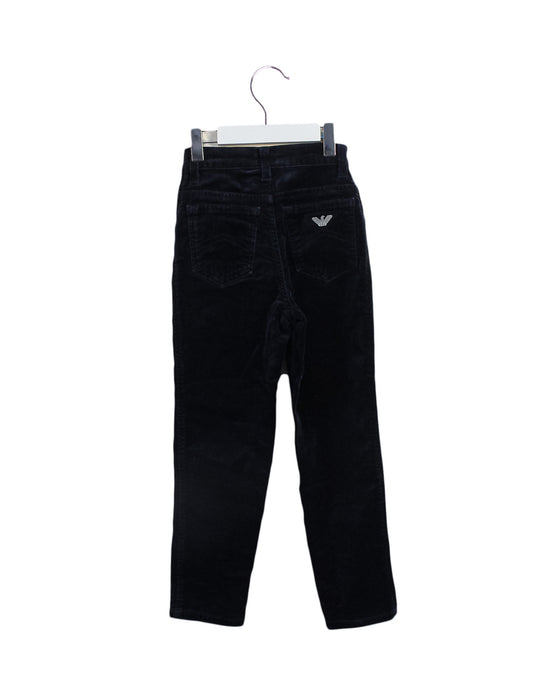 A Navy Casual Pants from Armani in size 4T for boy. (Back View)