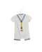 A Ivory Short Sleeve Rompers from Nicholas & Bears in size 0-3M for boy. (Back View)