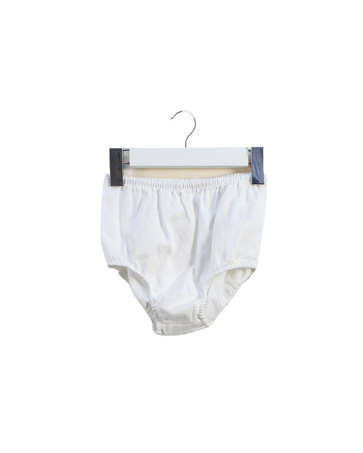A White Bloomers from Ralph Lauren in size 6-12M for girl. (Front View)