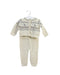 A Ivory Pants Sets from Bonpoint in size 6-12M for girl. (Front View)
