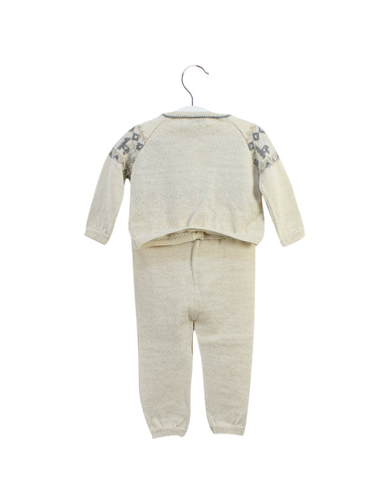 A Ivory Pants Sets from Bonpoint in size 6-12M for girl. (Back View)