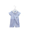 A Blue Short Sleeve Rompers from Nicholas & Bears in size 0-3M for boy. (Front View)