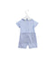 A Blue Short Sleeve Rompers from Nicholas & Bears in size 0-3M for boy. (Back View)