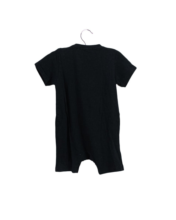 A Black Short Sleeve Rompers from Joey Hysteric in size 3-6M for girl. (Back View)