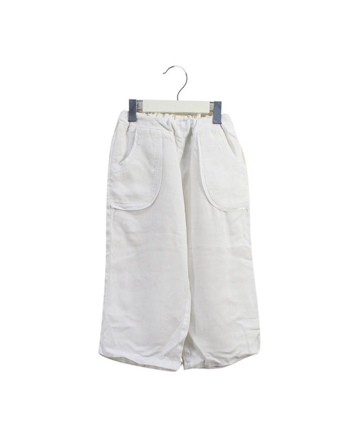 A White Casual Pants from Arroz con Leche in size 4T for boy. (Front View)