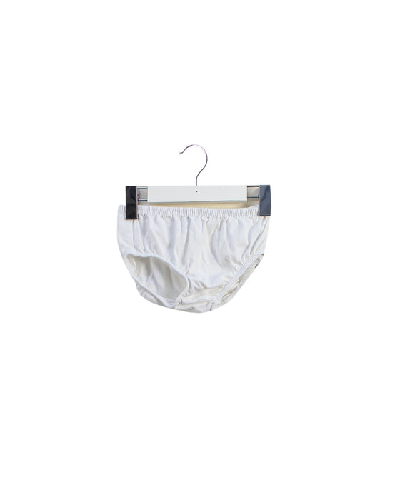 A White Bloomers from Janie & Jack in size 12-18M for girl. (Front View)