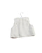 A White Sweater Vests from Hanna Andersson in size 3-6M for girl. (Back View)