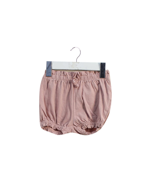 A Pink Shorts from Newbie in size 3-6M for girl. (Front View)