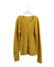 A Yellow Cardigans from Bonpoint in size 12Y for girl. (Front View)