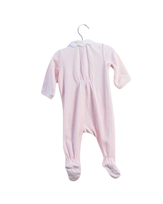 A Pink Long Sleeve Jumpsuits from Chicco in size 0-3M for girl. (Back View)